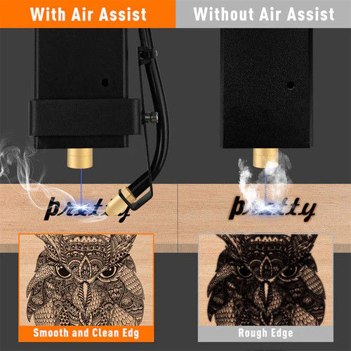 AC 110V / 220V Lazer kazıcı hava asistanı pompası 30L/Min Lazer hava asistanı kiti