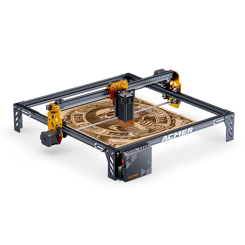 ACMER P1S Pro 6W Yüksek Hassasiyetli Lazer gravür makinesi 24V 3A DC Diyot Lazer