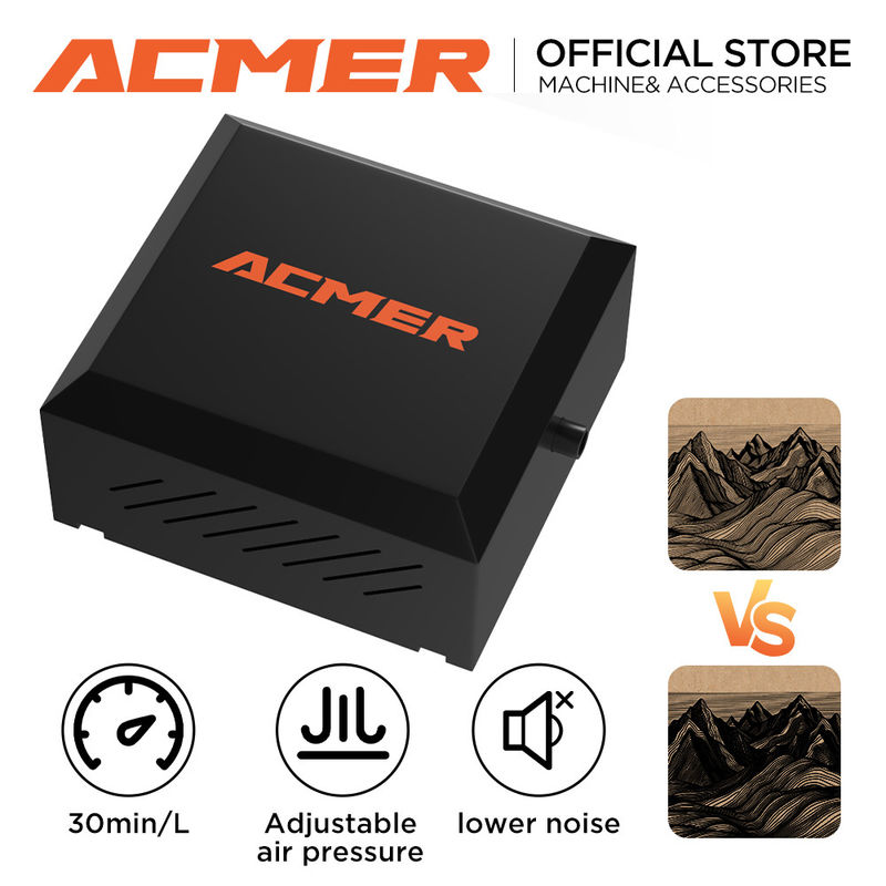 1.8kg 110V-220V Lazer gravör Hava Destek Pompası AB I ABD I Birleşik Krallık Plug 5.0-5.5 M/s Hava Hızı