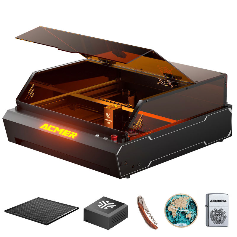 ACMER P3 10W Diyot Lazer 2W IR Lazerle Çift Lazer Modülü Gravür Kesme Makinesi
