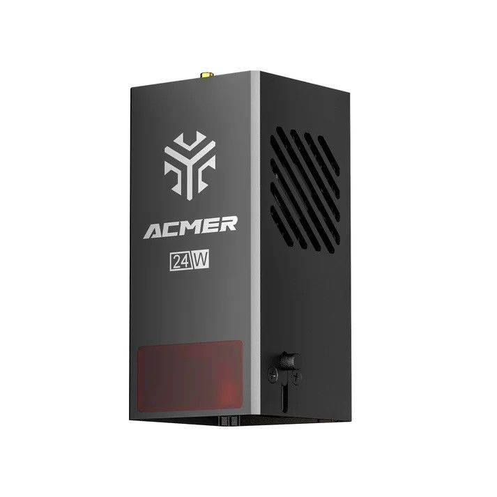 24W diyot lazer modülü kit tüm ACMER makineleri ile uyumludur,24V/5A güç adaptörü