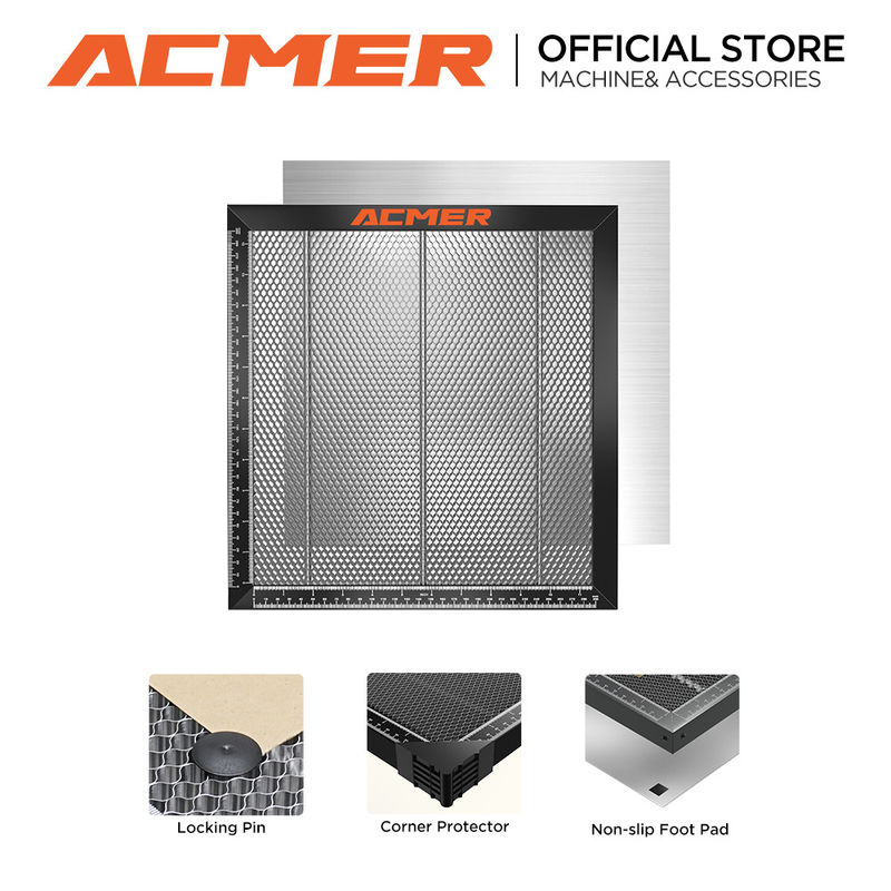 ACMER E10 Lazer Bal Arısı Yatağı 440*440mm,Yumuşak yüzey ve istikrarlı düşük bakımlı bal arısı çekirdek yatağı