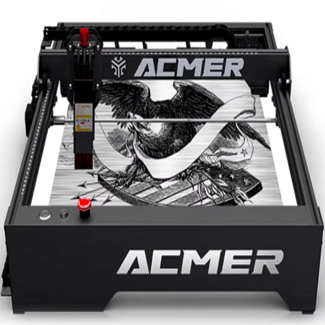 DC 24V Güç Girişi 10000mm/min kazma hızı ve USB / APP iletişim ile 10W Lazer kazıcı